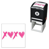 XOXO-harten Zelfinktende Stempel (In situ)