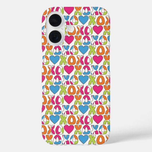 XOXO Hartjes Hoestelletje Case-Mate iPhone Case (Achterkant)