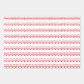 XOXO Hartjes Valentijnsdag Cadeaus Inpakpapier Vel (Voorkant 2)