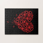 XOXO-hartkerst Legpuzzel (Horizontaal)