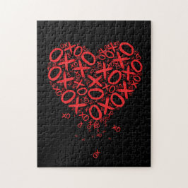 XOXO-hartkerst Legpuzzel