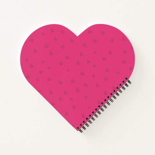 XOXO-hartvorm Notitieboek (Achterkant)