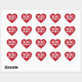 XOXO Heart Arrow Aangepaste stickers (Vel)