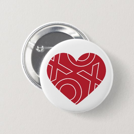 XOXO Heart Button (Voorkant /achterkant)