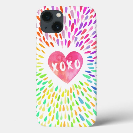 XoXo Heart Case-Mate iPhone Case (Achterkant)