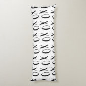 XOXO Heart Lichaamskussen (Achterkant (Verticaal))