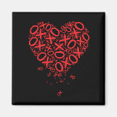 XOXO Heart Magneet (Voorkant)