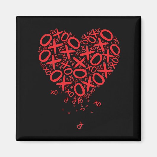 XOXO Heart Magneet (Voorkant)