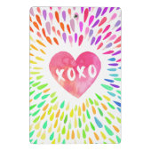 XoXo Heart Mini Klembord (Achterkant)