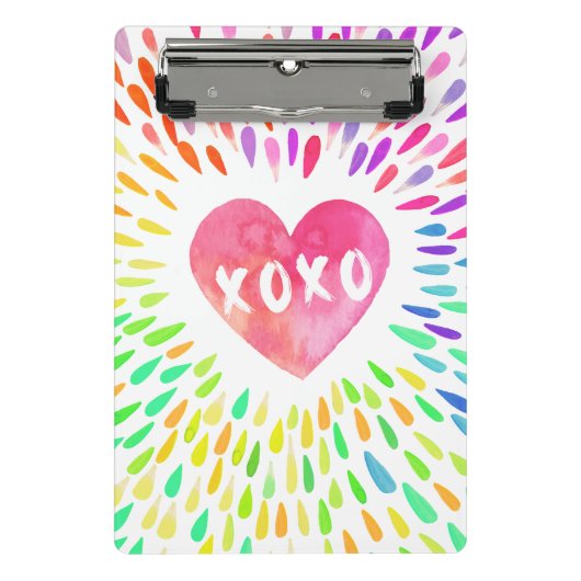 XoXo Heart Mini Klembord (Voorkant)