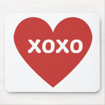 XOXO Heart Muismat