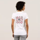 xoxo HEART ONTWERP T-shirt (Achterkant volledig)
