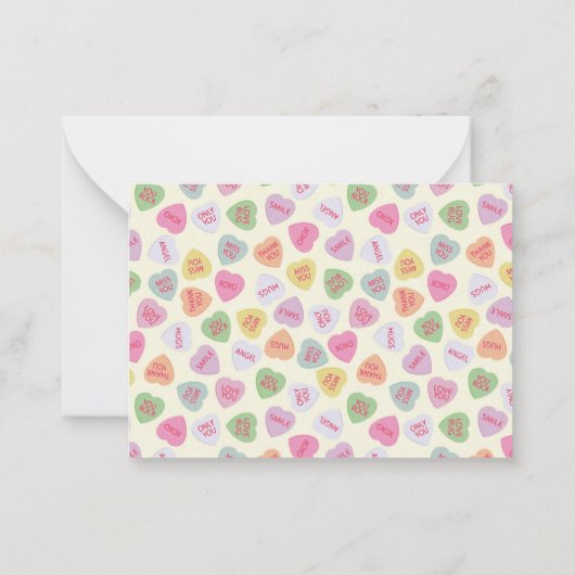 XOXO Heart Photo Classroom Valentijn Kaart Notitiekaartje (Achterkant)