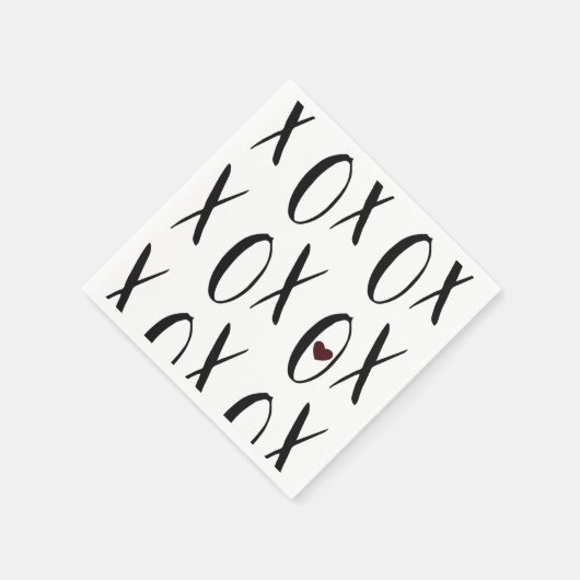 XOXO Heart Servetten (Hoek)