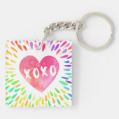 XoXo Heart Sleutelhanger (Achterkant)