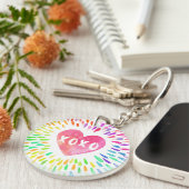 XoXo Heart Sleutelhanger (Voorkant Rechts)