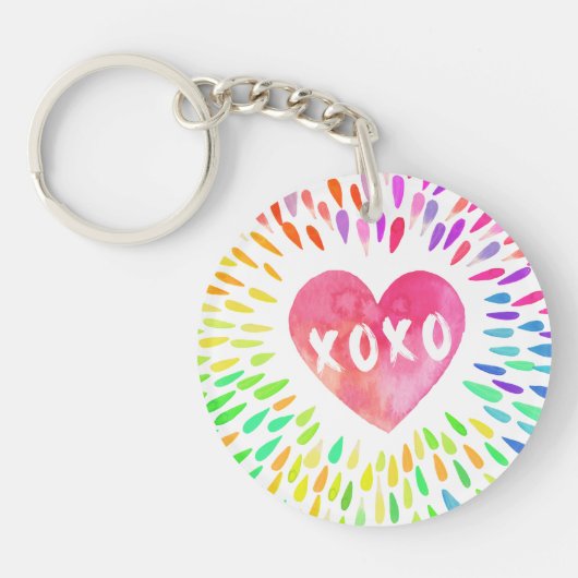 XoXo Heart Sleutelhanger (Voorkant)