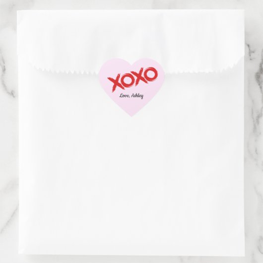 Xoxo Heart Sticker (Tas)