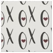 XOXO Heart Stof (Swatch)
