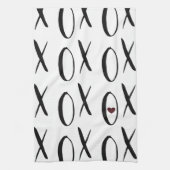 XOXO Heart Theedoek (Verticaal)