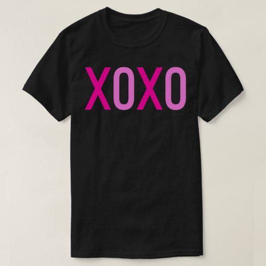 XOXO Heart Valentijnsdag shirt (Design voorkant)