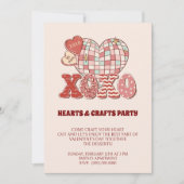 Xoxo Hearts & Crafts-feest Kaart (Voorkant)