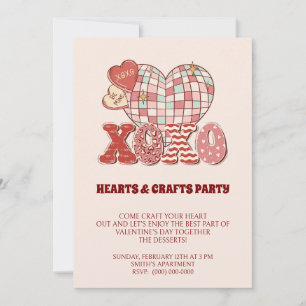 Xoxo Hearts & Crafts-feest Kaart