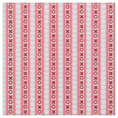 xoxo Hearts Fabric Stof (Close Up)