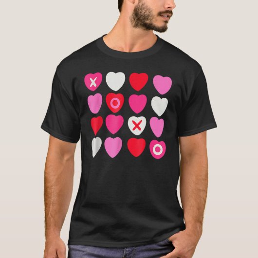 XOXO Hearts Valentine's Day  for Him Her Kids T-shirt (Voorkant)