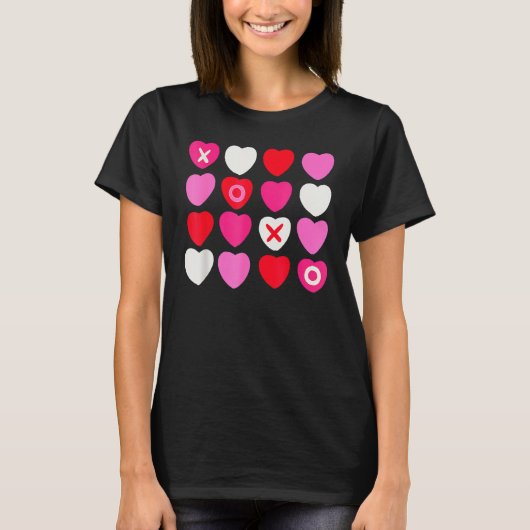 XOXO Hearts Valentine's Day  for Him Her Kids T-shirt (Voorkant)