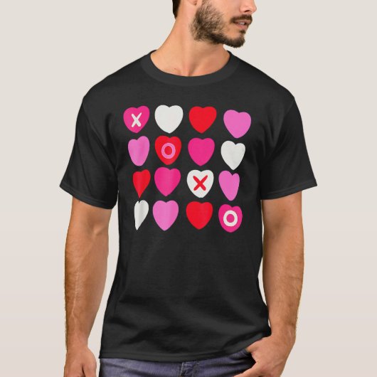 XOXO Hearts Valentine's Day  for Him Her Kids T-shirt (Voorkant)