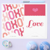 XOXO het Decoret van de Partij van de Valentijn va Flyer (Enkel)