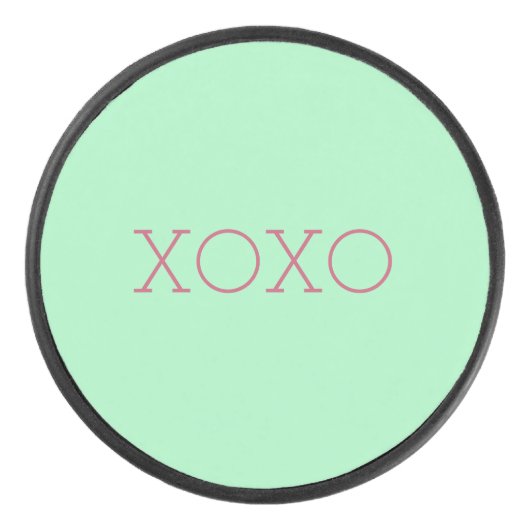 XOXO Hockey Puck (Voorkant)