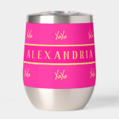 XOXO Hot Pink gepersonaliseerd (Voorkant)
