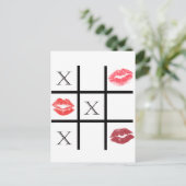 XOXO-hugs en Kisses Briefkaart (Staand voorkant)