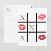 XOXO-hugs en Kisses Briefkaart (Voorkant / Achterkant)