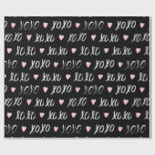 XOXO Hugs en Kisses Cadeaupapier (Vlak)