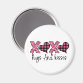 Xoxo Hugs en Kisses Magneet (Voorkant / Achterkant)