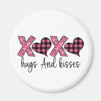 Xoxo Hugs en Kisses Magneet