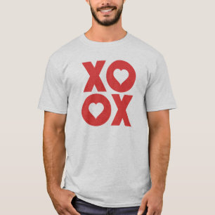 XOXO Hugs en Kisses Valentijnsdag T-shirt