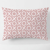 XOXO Hugs & Kisses Dusty Pink Cute Modern Pattern Kussensloop