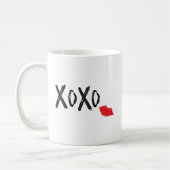 XoXo-Hugs-Kisses-met-Rode-Lips Koffiemok (Links)
