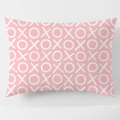 XOXO Hugs & Kisses Pastel Pink Cute Modern Pattern Kussensloop