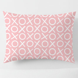 XOXO Hugs & Kisses Pastel Pink Cute Modern Pattern Kussensloop