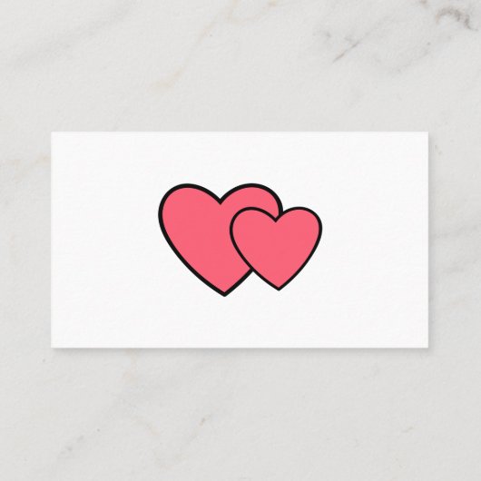 XOXO HUGS KUSSEN HeartS Vrijgezellenfeest bruiloft Plaatskaartje (Achterkant)