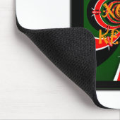 XOXO I Love Kenya Black Red Green National Flag Co Muismat (Hoek)