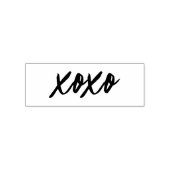 xoxo in moderne scripttypografie zelfinktende stempel (Design)