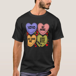 Xoxo is mijn liefde voor jou en mij Snoep hartslag T-shirt