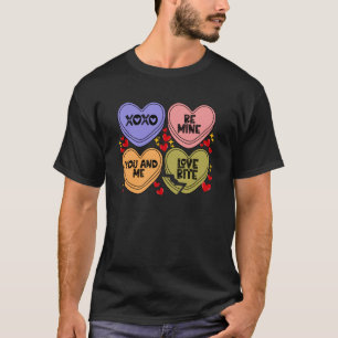 Xoxo is mijn liefde voor jou en mij Snoep hartslag T-shirt
