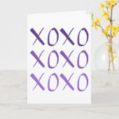 XOXO KAART (Gele Bloem)